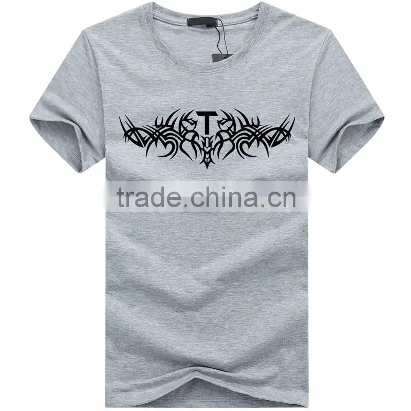 New custom mens t-shirt printing/blank t shirt/design your own t shirt from China reliable garment factory trade