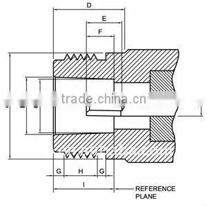 RF Connector - 50 ohm rf cable crimp N Connector