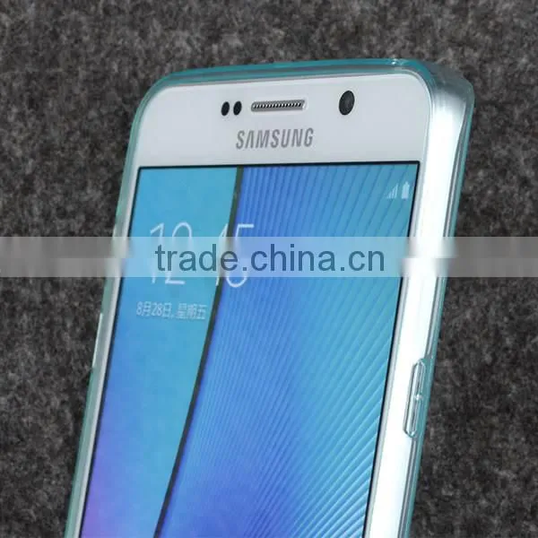 C&T Gradient Colorful Clear Slim TPU Case Flexible Soft Bumper Protective Shell for Samsung Galaxy S7