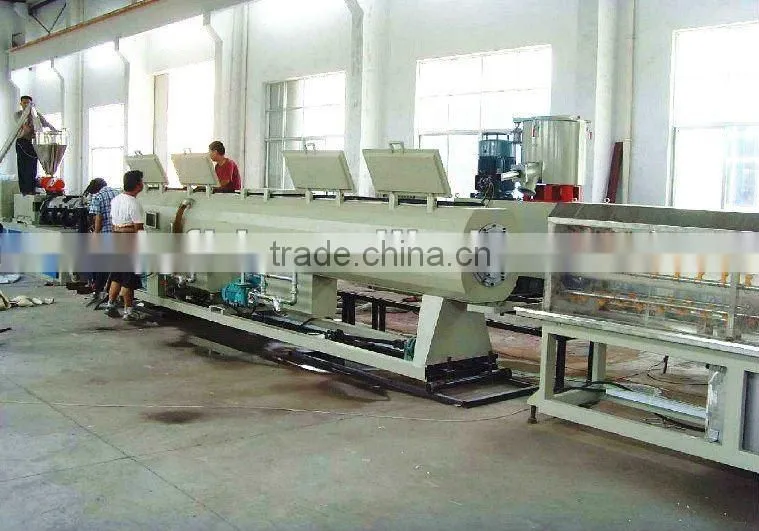 PE PVC plastic pipe extrusion line