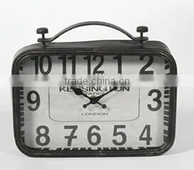 decorative wrought iron wall clock