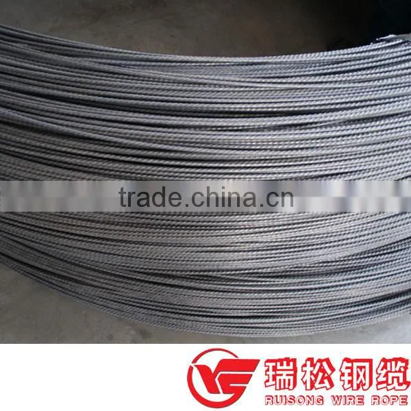 (Factory ) Cold drawn High Carbon Steel Wire for springs, Flexible Duct, cotton baling wire and Ropes