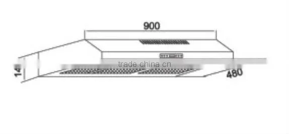 LOH6103A-90-2(900mm) Environment protection slim cooker hood/range hood