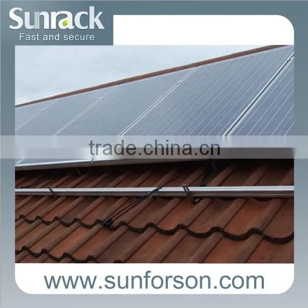 tile roof bracket for solar power plant
