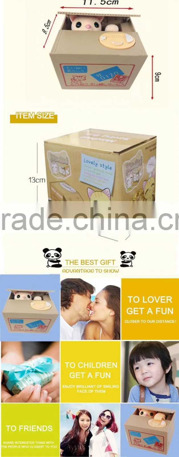 New style speak cat electronic money saving box toys for children