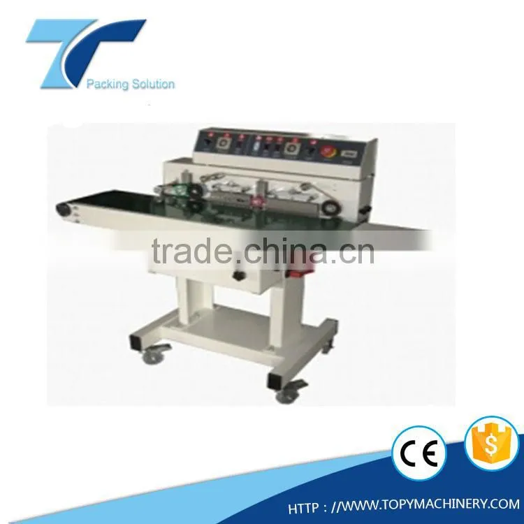 Horizontal Continuous Band Meet liquid, powder or big bag packaging sealing machine