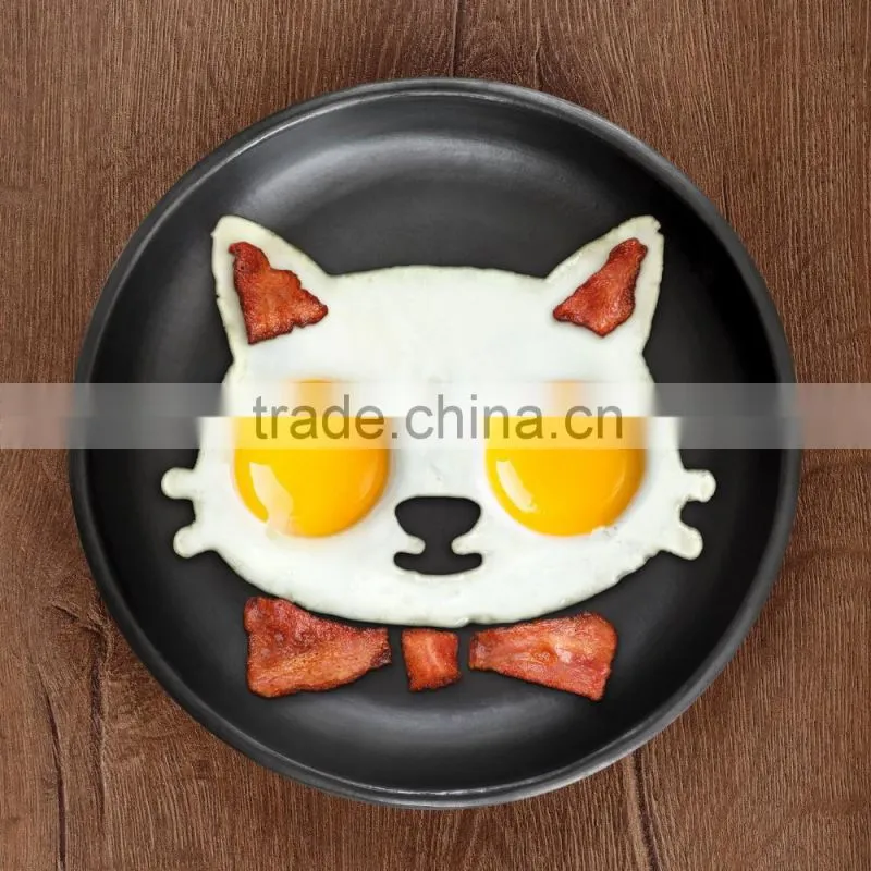 Food grade silicone mould for egg cartoon shaped silicone egg fried mold