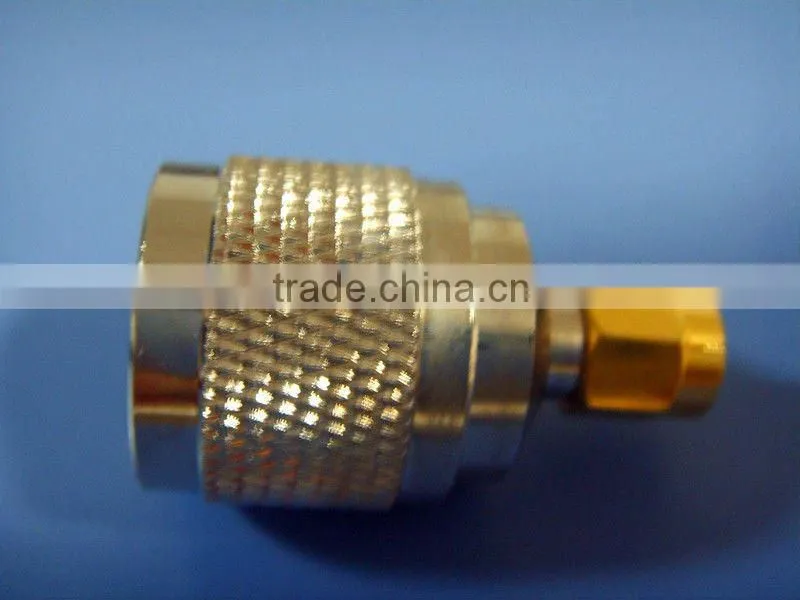 TNC male crimp connector 01 for cable, RF connector, Coaxial connector end 08