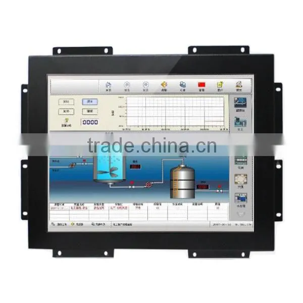 Embedded 19inch industial open frame monitor with resistive touchscreen