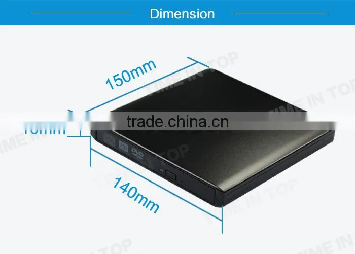 External USB 3.0 Aluminum 8X DVD-RW Writer Drive