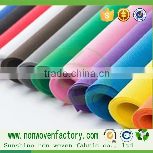 Nonwoven cloth material fabric, fabric for making bed sheets, bed sheet fabric