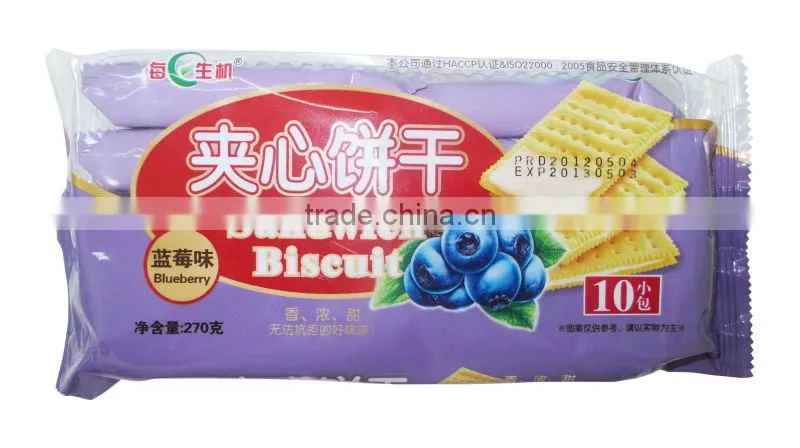 Peanut Cream and Biscuit Sandwich Cracker