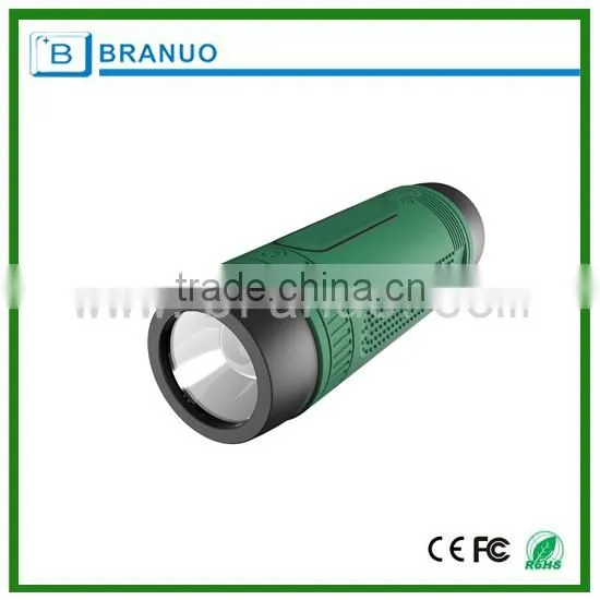mini multifunctional bluetooth speaker with power bank, LED light , TF card ,F/M radio