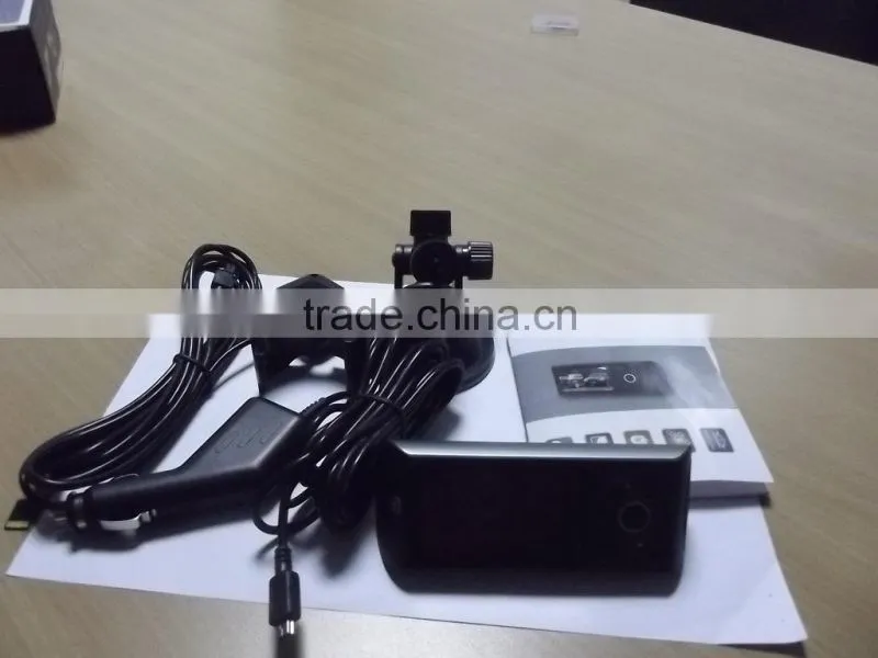 G Sensor X3000 car DVR2.7 inch Dual cameras GPS tracking