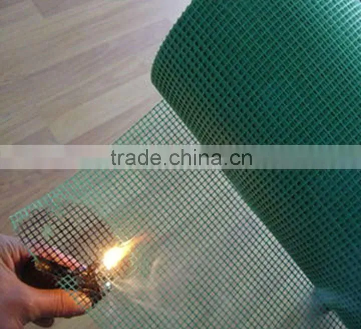 red fiberglass window screen