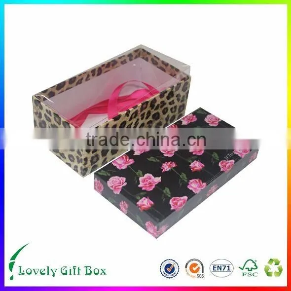 Hot sale sexy slide open design gift box for underwear packaging