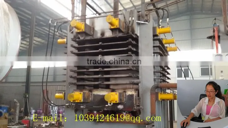 4x8ft Block board Melamine Lamination Hot Press