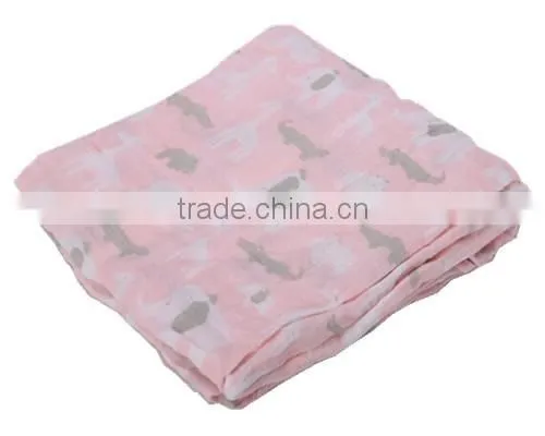 Customized Size Crocodile Design Baby Muslin