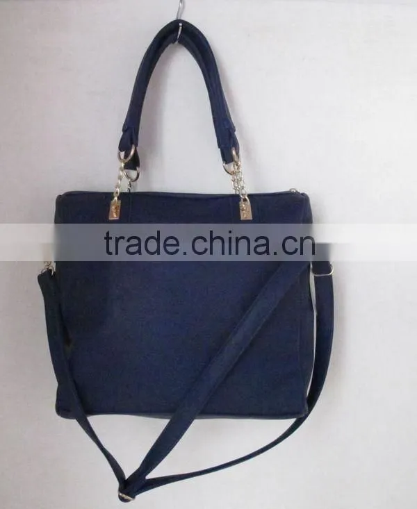 New design blue tote bag tote bags with rivets