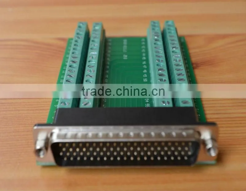 high-quality d-sub 78 pin male connector with Terminal block 5.0 Pitch