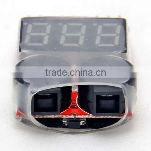 1-8S Lipo/Li-ion/Fe Battery Low Voltage Buzzer Alarm battery tester