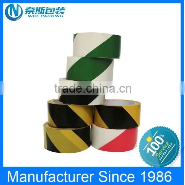 Hot sale high adhesion Floor Warning PVC Tape