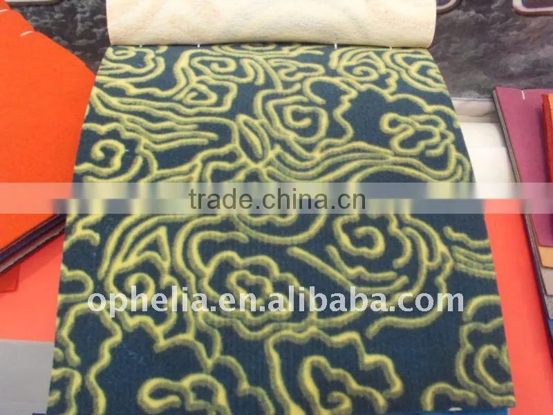 Best price 100% polyester Needle Punched Nonwoven Plain Surface Printed Carpet