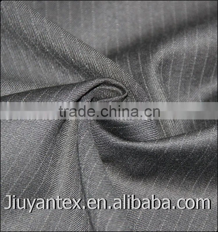 New arrivel Indonesia market hot sale trw beautiful delicate stripe twill silk handle man suiting pants fabric from China