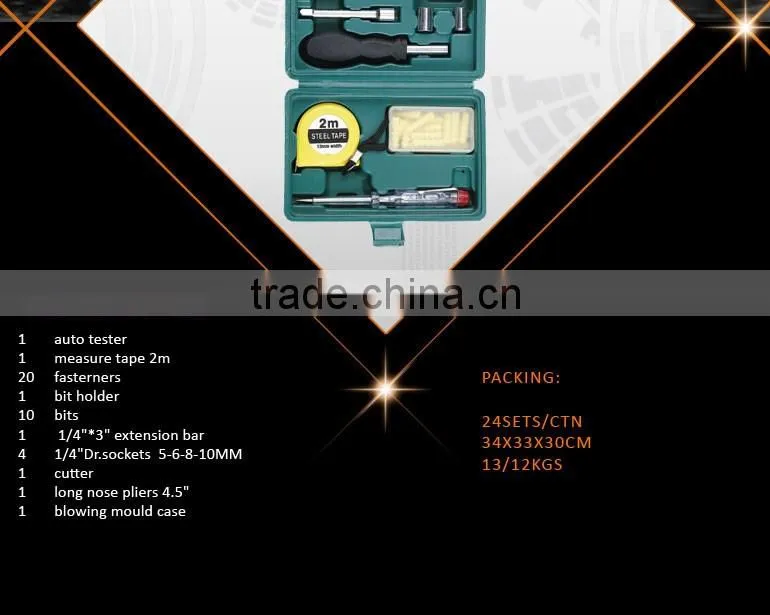 41Pcs Mini Tools Kit, Tools Sets with Plastic Case