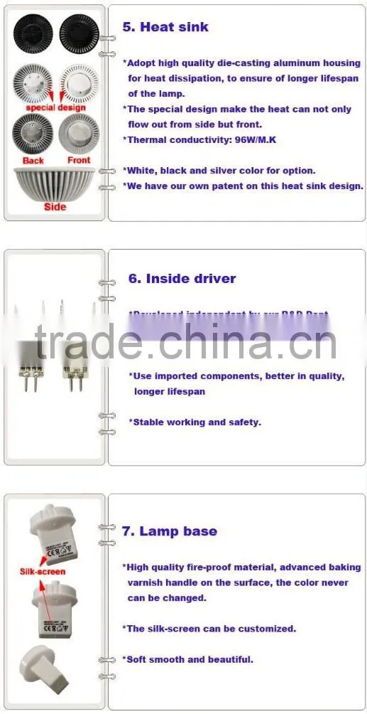 Chip 1W 3W 4W MR11 LED Spotlight