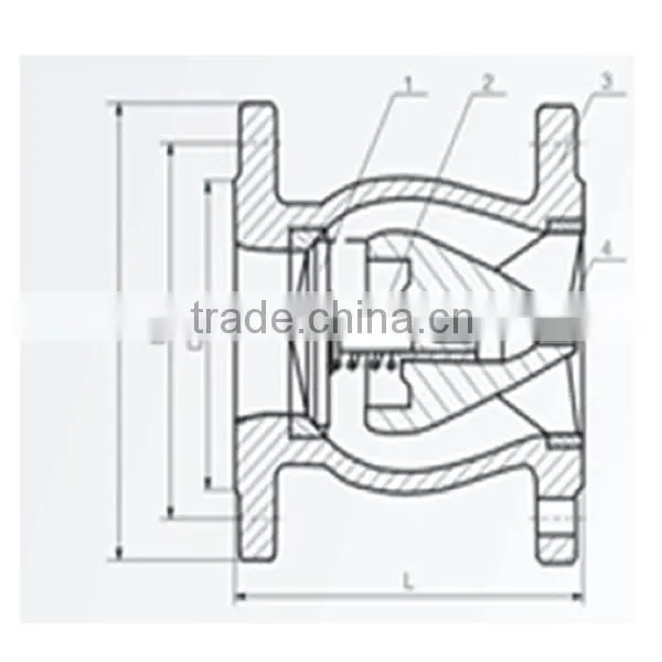 DN100 Control Pump Mute Check Valve