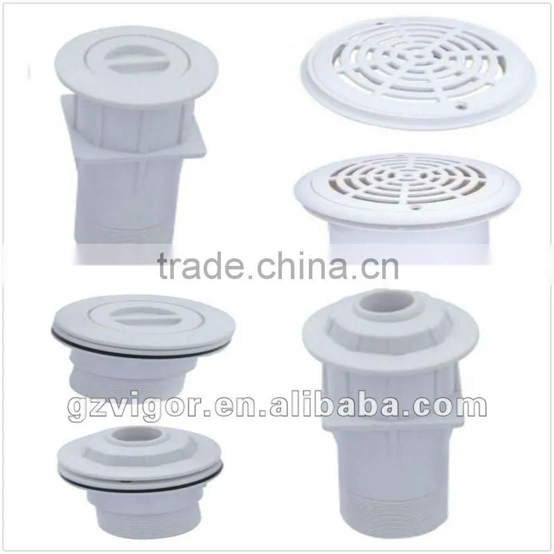 Factory good quality durable swimming pool accessory vacuum fitting for CONCRETE pool with warranty