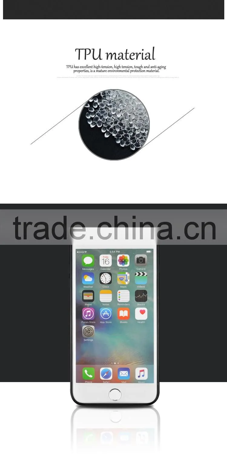 Custom Design Logo Pattern TPU Smartphone Case for iPhone 6/6 Plus IMD Sublimation Print Phone Case