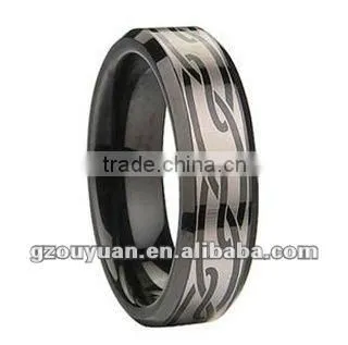 UNIQUE!!! Hot sell tungsten ring of laser for men