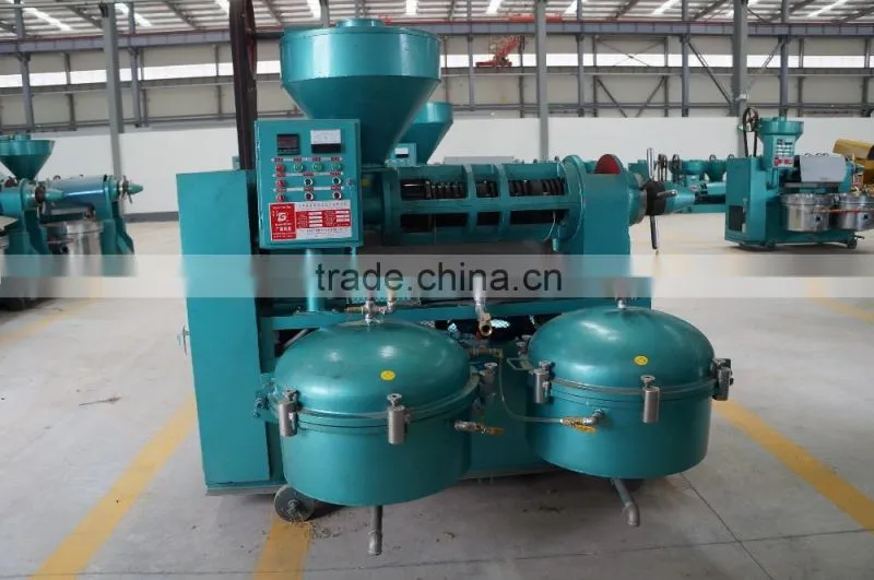 screw type soybean oil extruding machine