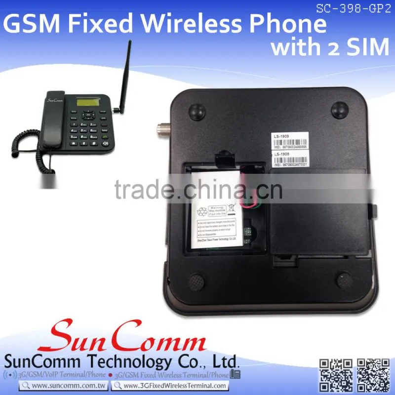 SC-398-GP GSM Fixed Wireless Phone with 1SIM; SC-398- GP2 GSM Fixed Wireless Phone with 2SIM