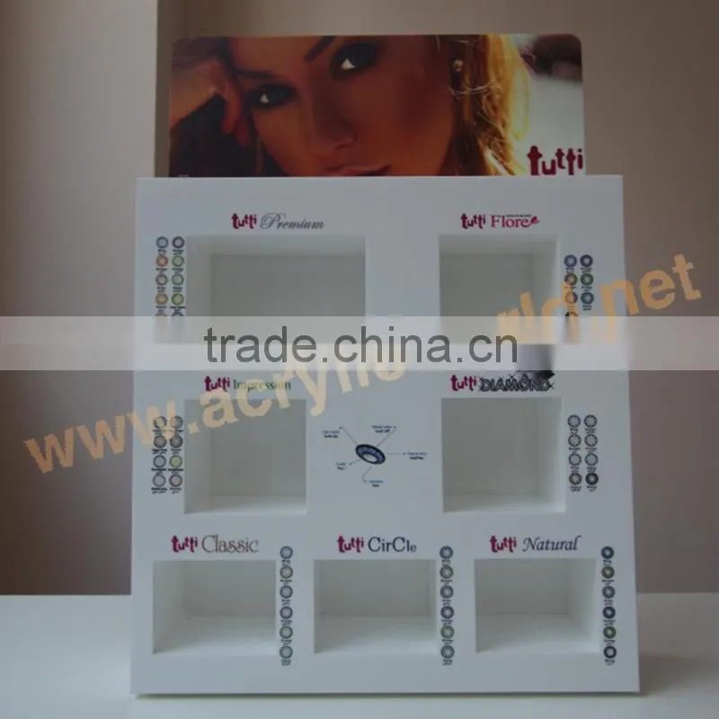 Acrylic free base rotating glasses display stand/ contact lenses display stand