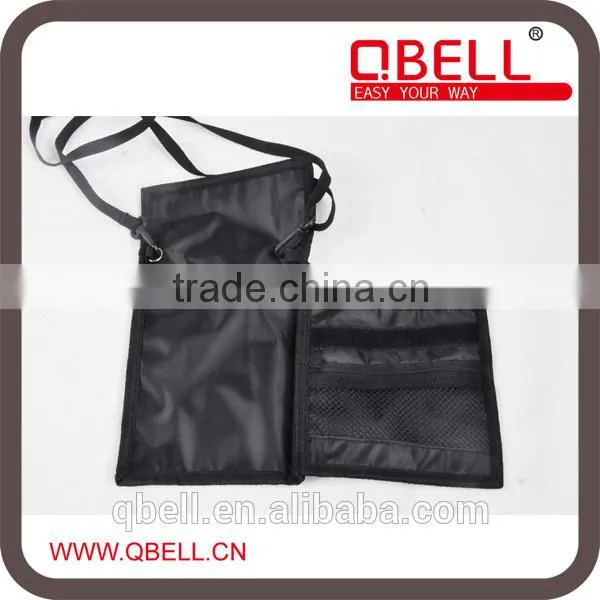 Customized high quality neck strap wallet/ neck hanging bag for travel or sport