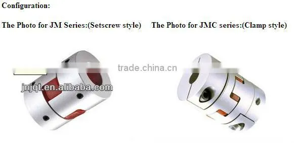 OD80 L114 jaw coupling for motor