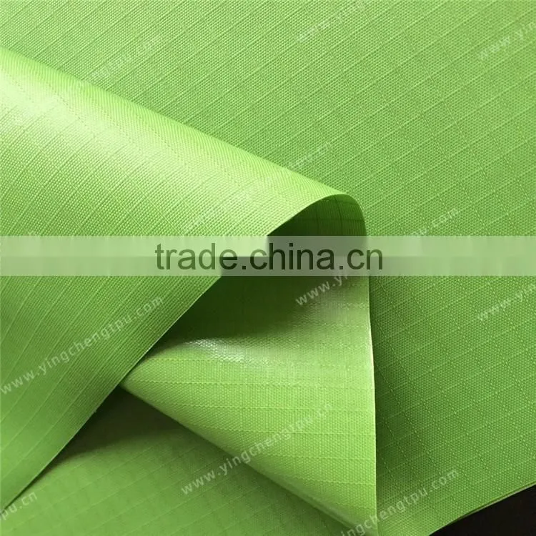 Eco-friendly TPU 420D Nylon Ripstop Fabric for Outdoor Waterproof Bags