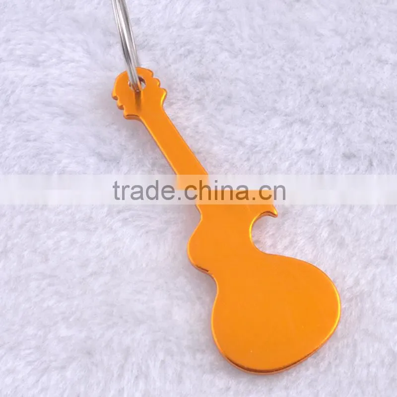 XL-WH51107 new arrival key chain alloy guitar keychain high quality alloy metal bottle opener keychain