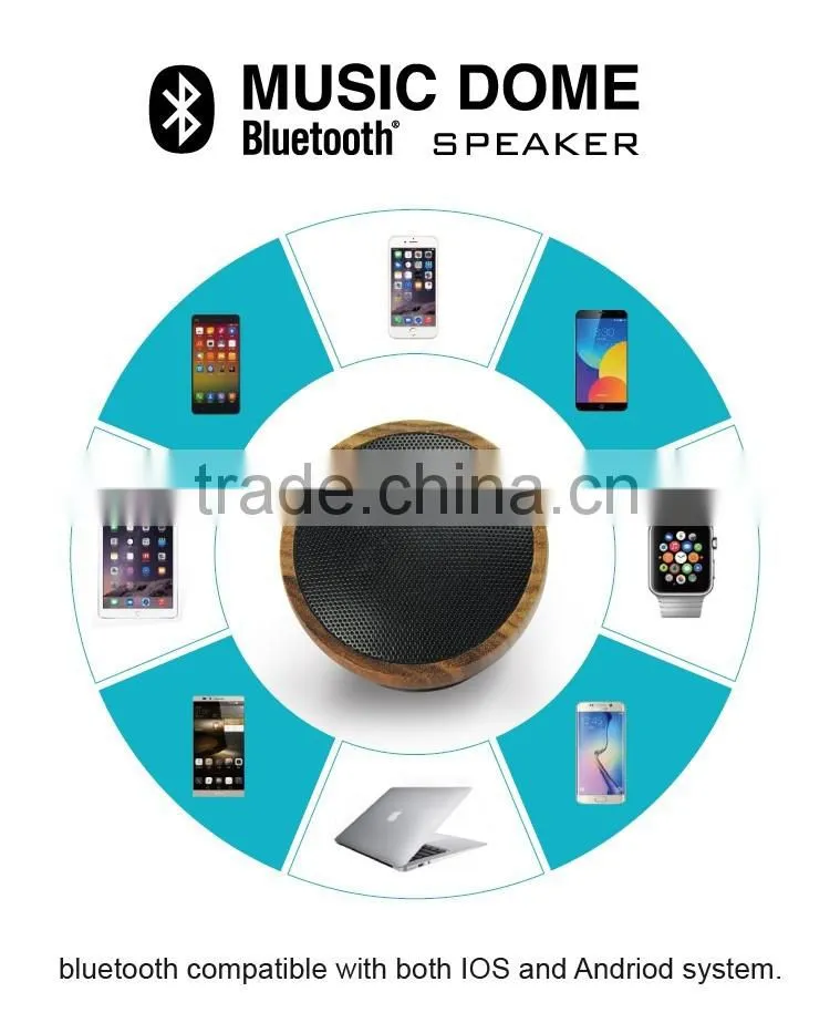 3D KNIGHT High Quality OEM Professional Mini Portable Wooden Wireless Bluetooth Speaker