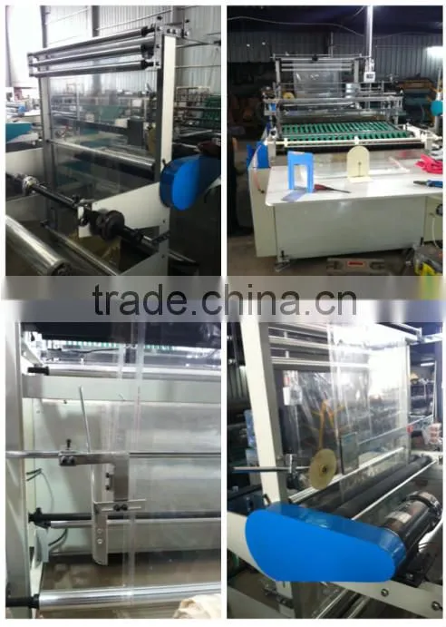 High speed side sealing thermal cutting bag making machine