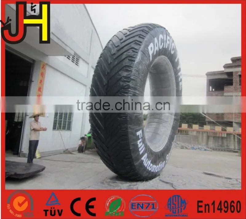 2016 Customized advertising inflatable tire, inflatable tire model for sale