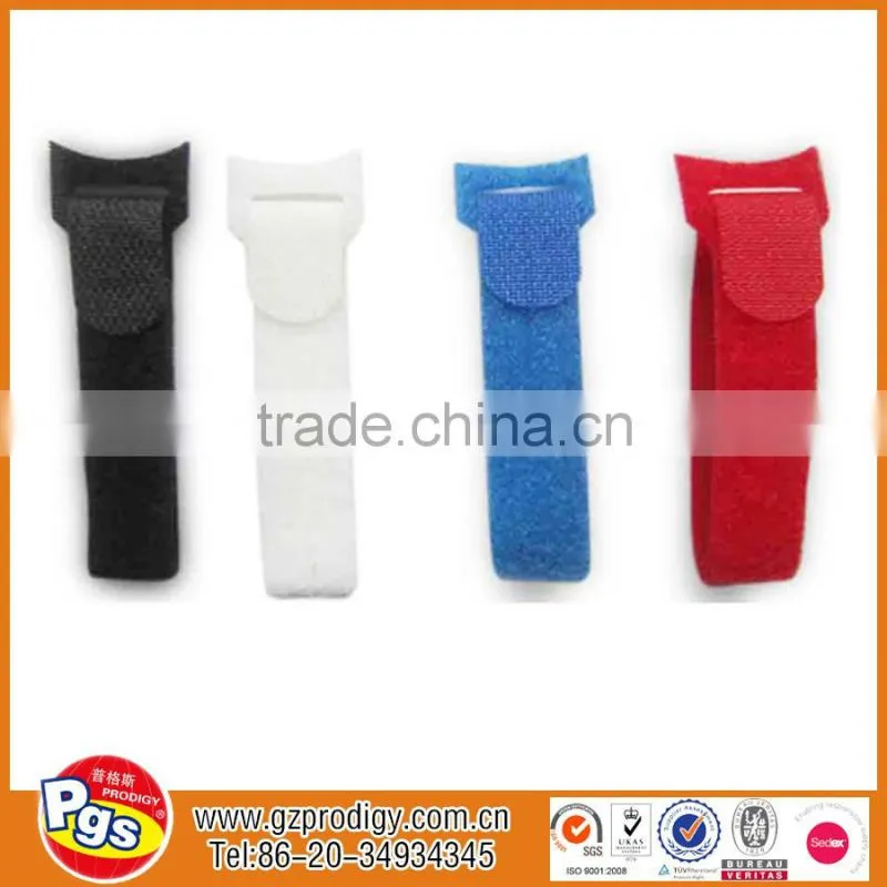 Hook and loop fastener cable strap, fabric cable ties