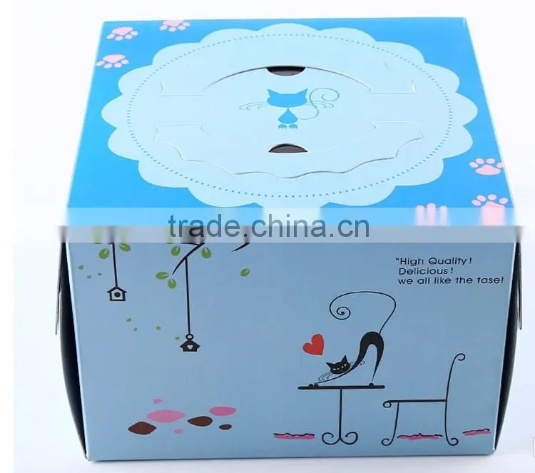 China Manufacturer Cupcake Box Cake Paper Box