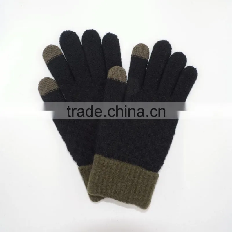Knit Touchscreen Gloves with Conductive Fingertips for Use with All Touchscreen Electronic Devices