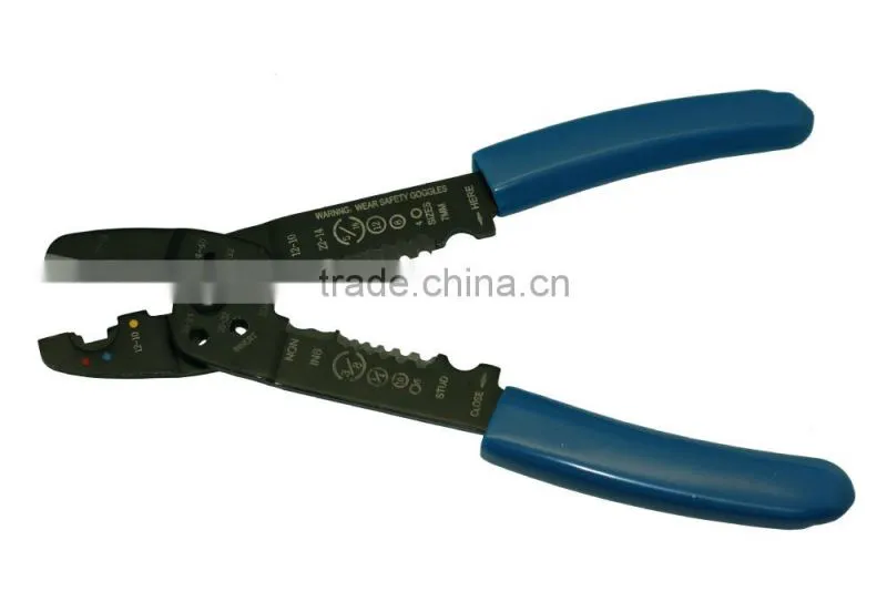 2016 Wire striper cutting plier SJ-050 with blue plastic handle