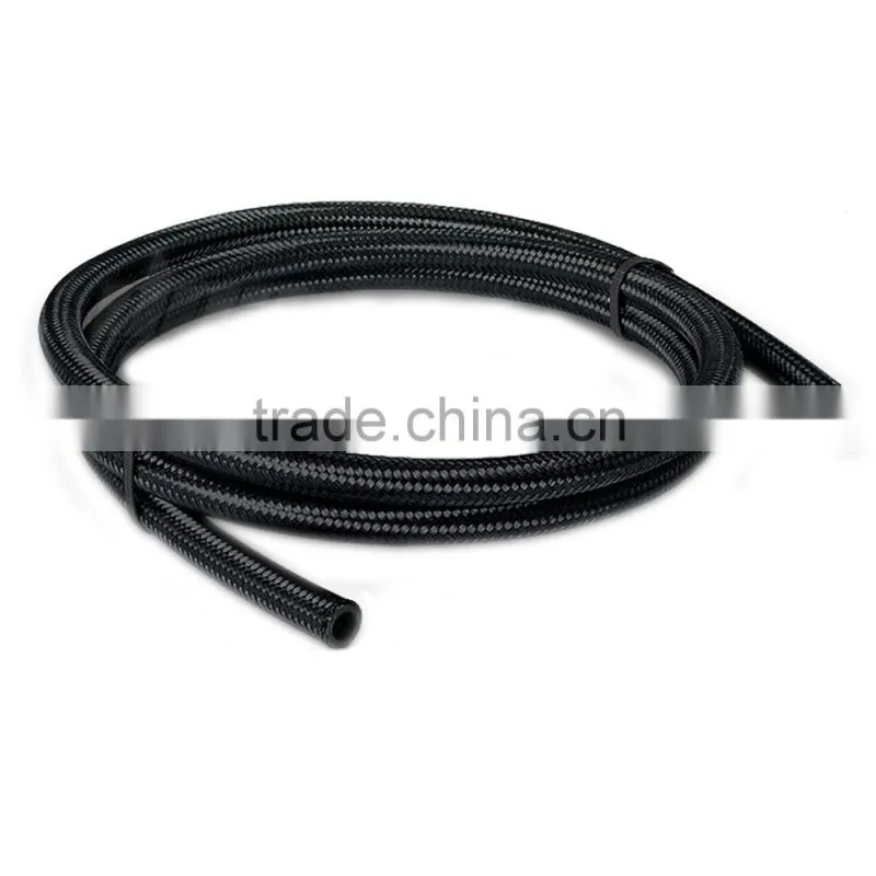 Hot selling AN 4 Braided Nylon Stainless Steel Fuel Oil Gas Hose