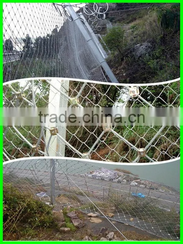 Slope protective netting (Active or Passive)